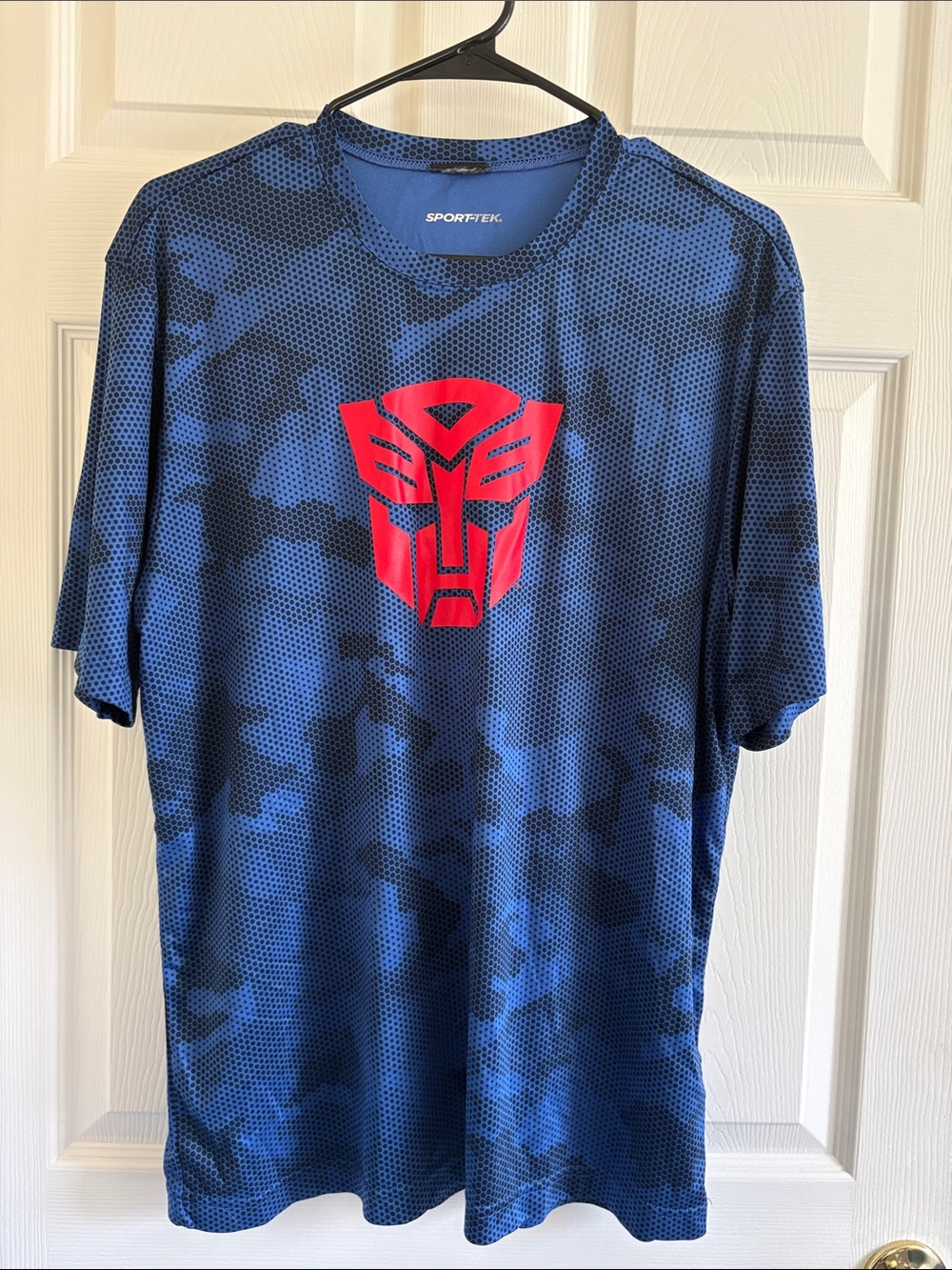 Transformers Sport-Tek Men’s Blue Short-Sleeve Performance Tee